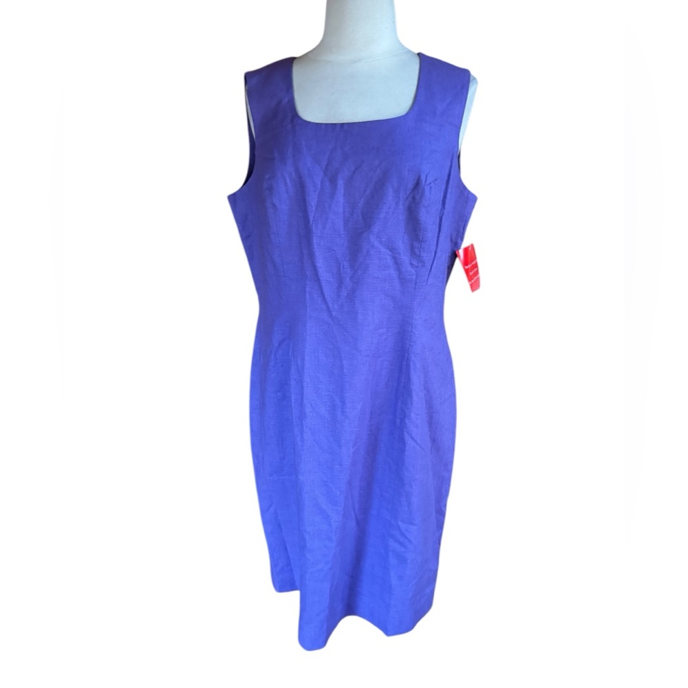 NWT 1990s Carol Horn Linen/Cotton Summer Dress